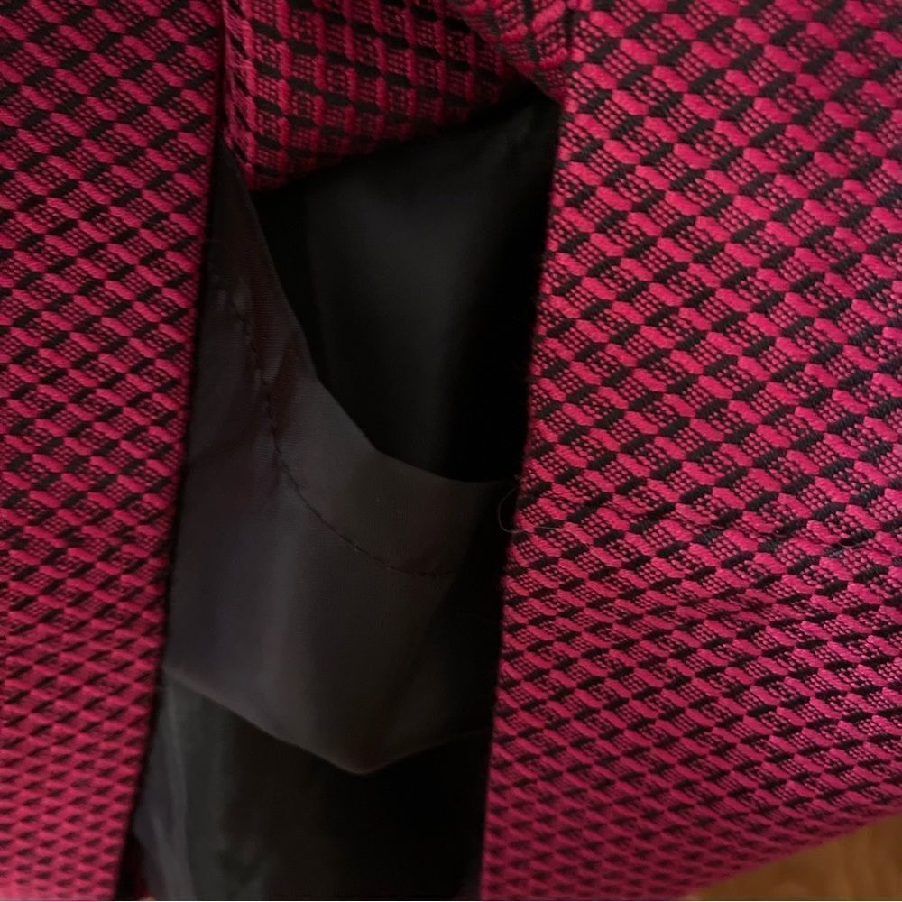 Ann Taylor Loft Petites Pink/Black Skirt Size 4 Side Zipper NWT - Picture 5 of 8